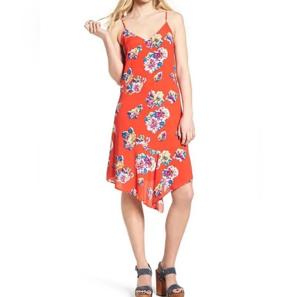 NWT BP Red Floral Dress